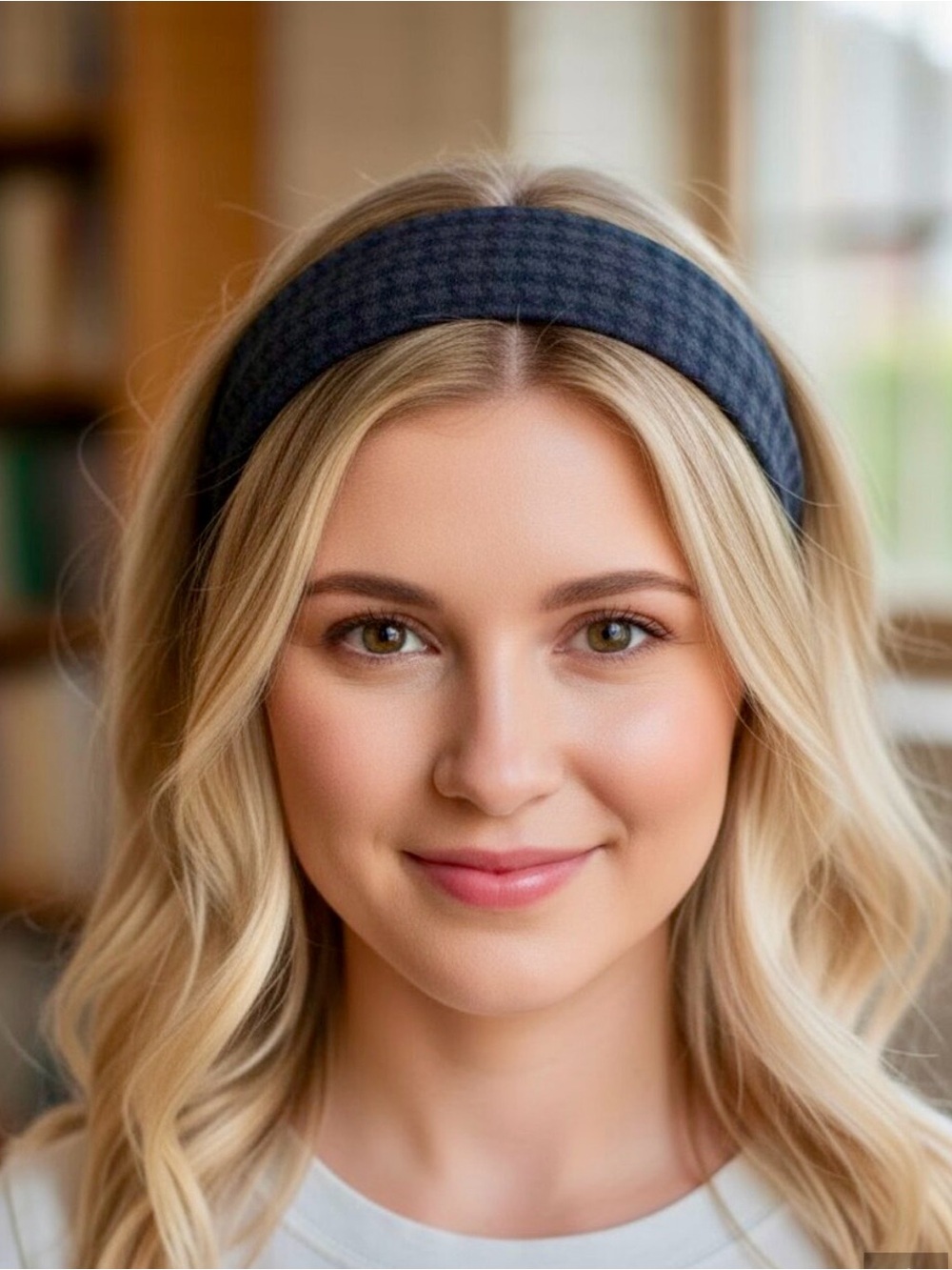 lululemon athletica Wide Navy Patterned Headband